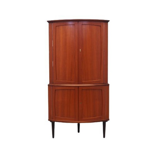 Mahogany Corner Cabinet, Danish Design, 1970S, Production: Denmark