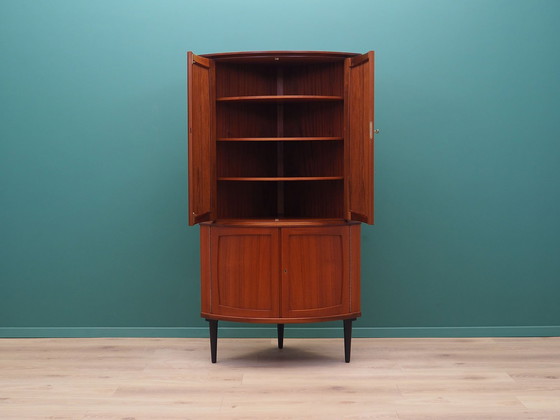 Image 1 of Mahogany Corner Cabinet, Danish Design, 1970S, Production: Denmark