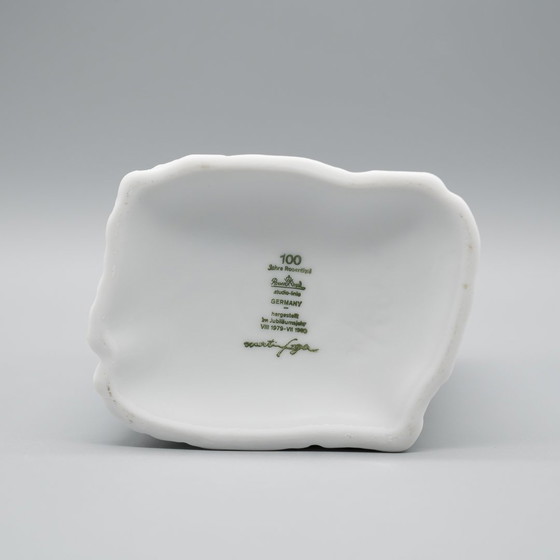 Image 1 of Brutalist Vase Martin Freyer Rosenthal Studio-Linie Bisque Porcelain Relief Duo 