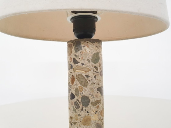 Image 1 of Small stone table light, France, 1960's