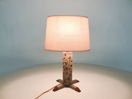 Image 1 of Small stone table light, France, 1960's