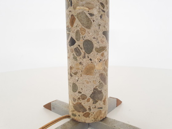 Image 1 of Small stone table light, France, 1960's