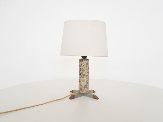 Image 1 of Small stone table light, France, 1960's