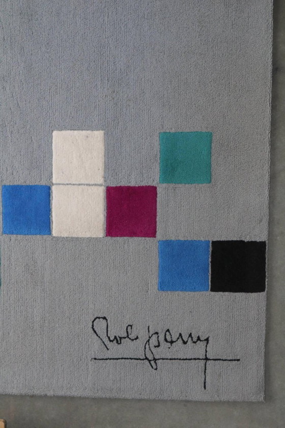 Image 1 of Rob Parry "Squares" Rug for Danish Carpets, Netherlands, circa 2000