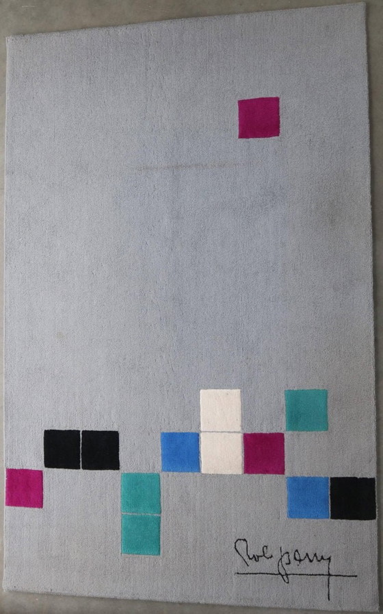 Image 1 of Rob Parry "Squares" Rug for Danish Carpets, Netherlands, circa 2000