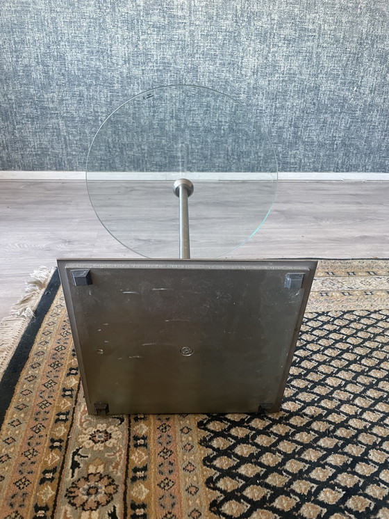 Image 1 of Glass side table