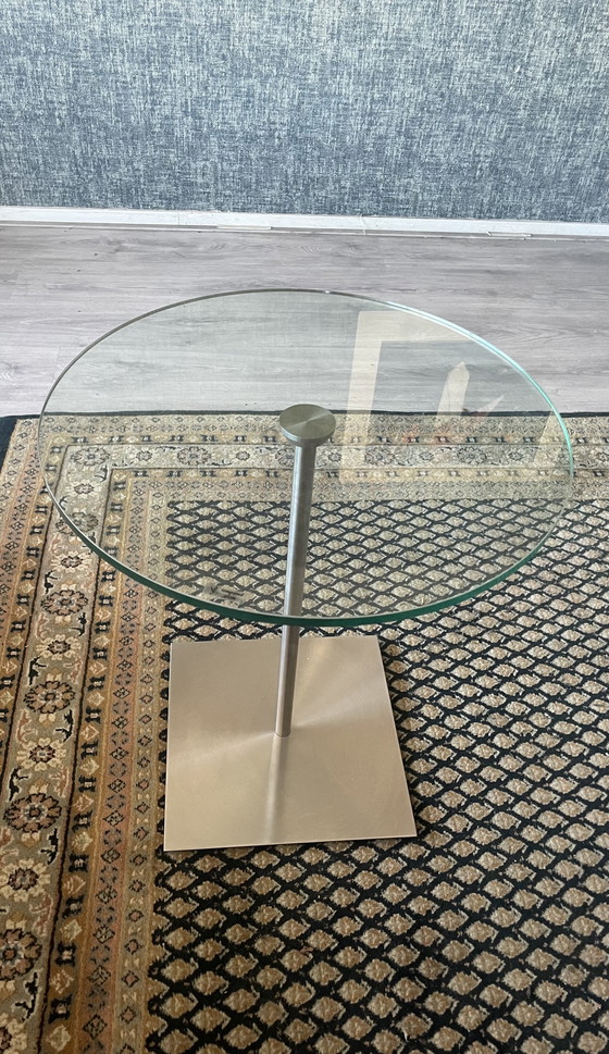 Image 1 of Glass side table