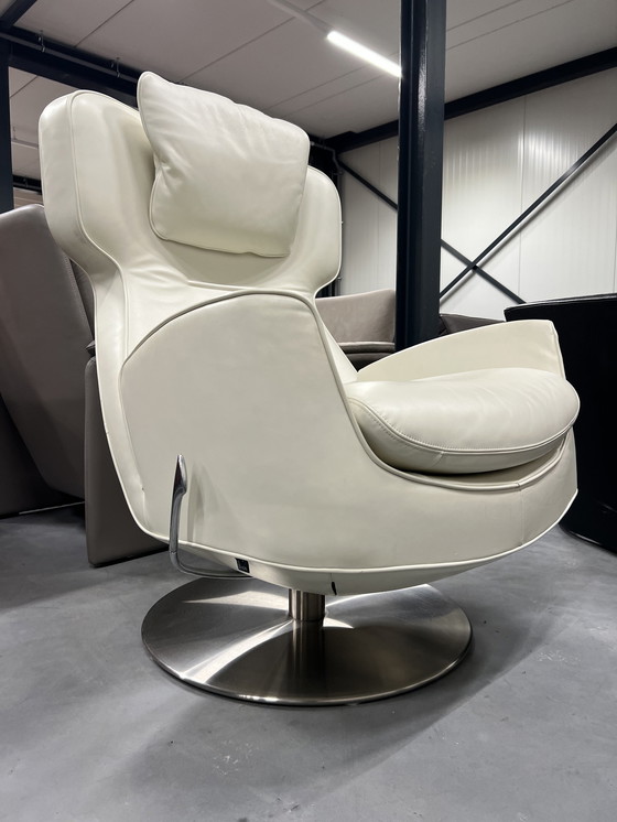 Image 1 of Fauteuil relax Leolux Ottana en cuir comme neuf