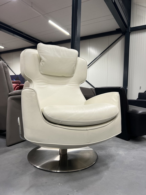 Image 1 of Fauteuil relax Leolux Ottana en cuir comme neuf