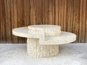 Vintage Coffee table mactanstone, round