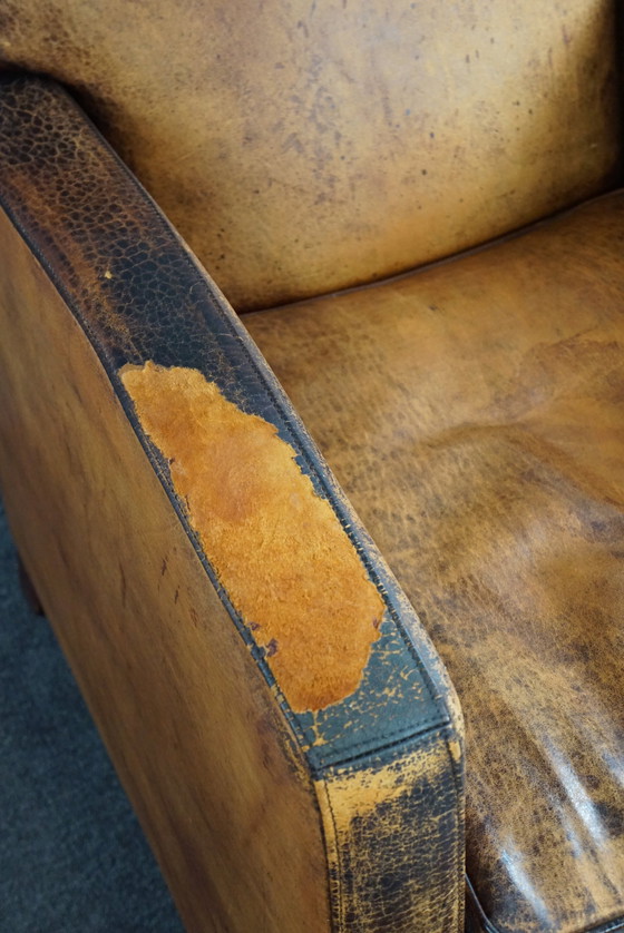 Image 1 of Sheep leather armchair/armchair