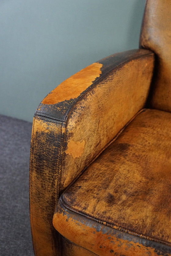 Image 1 of Sheep leather armchair/armchair