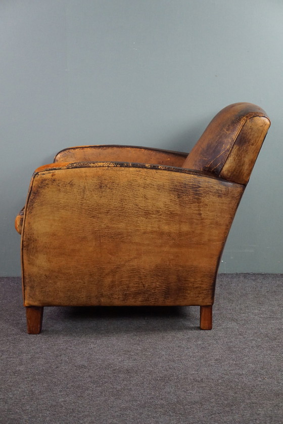 Image 1 of Sheep leather armchair/armchair