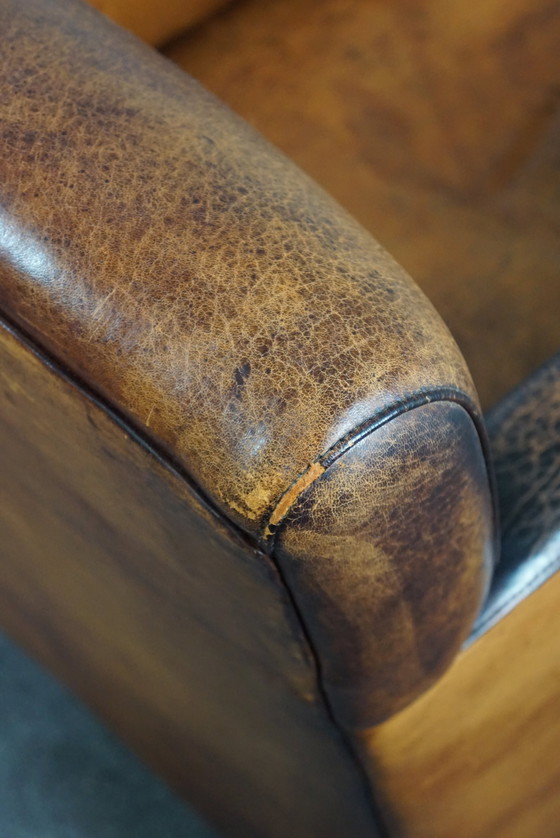 Image 1 of Sheep leather armchair/armchair