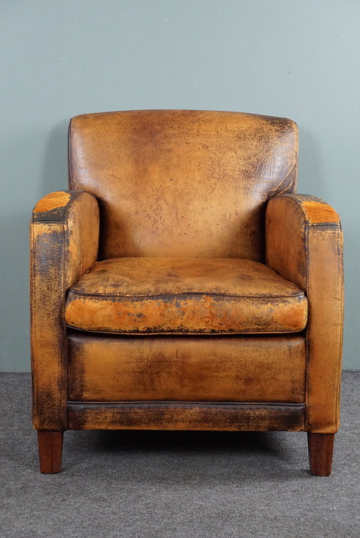 Sheep leather armchair/armchair