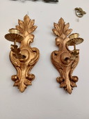 2x Vintage Italian wall sconce