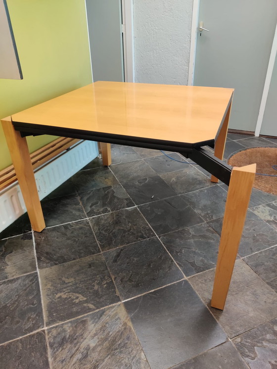 Image 1 of Modern extendable/collapsible design dining table