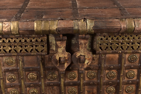 Image 1 of Indian chest with handmade details