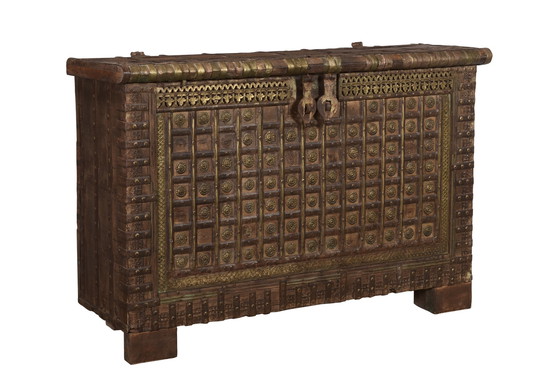 Image 1 of Indian chest with handmade details