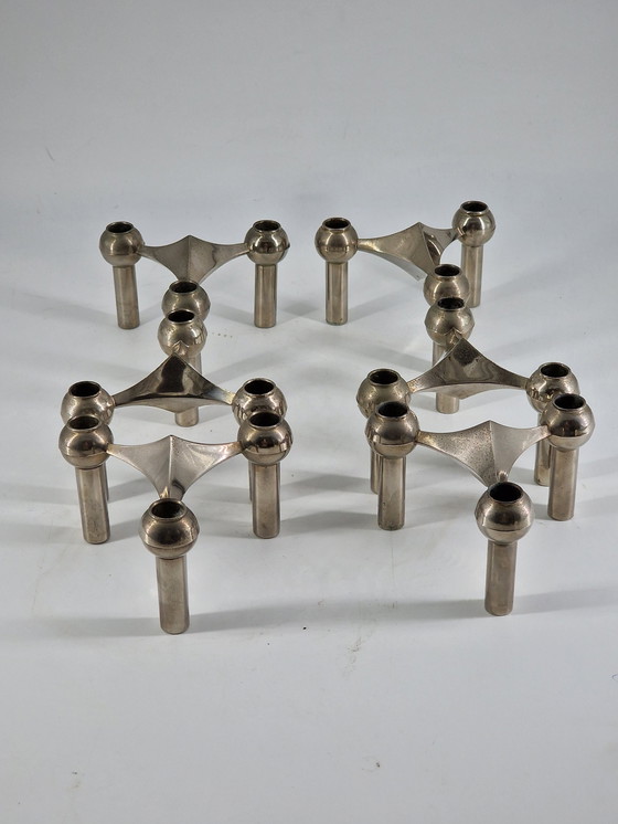 Image 1 of 6x Werner Stoff - Nagel Konzept candlesticks