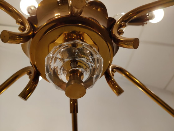 Image 1 of Mid century copper chandelier, 1950s