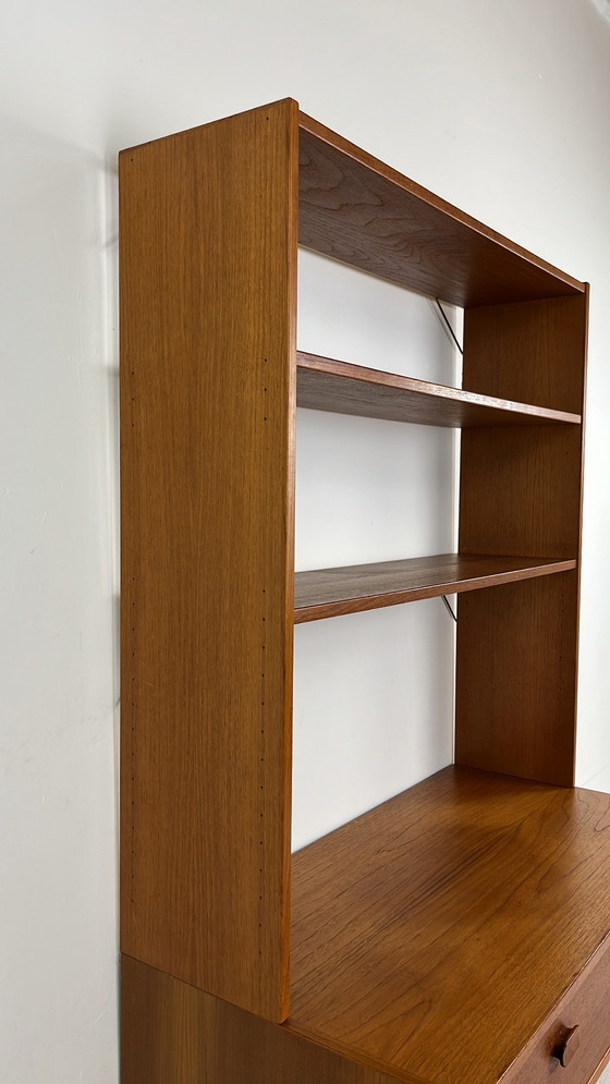 Image 1 of Ulferts Tibro Sweden teak veneer bookcase