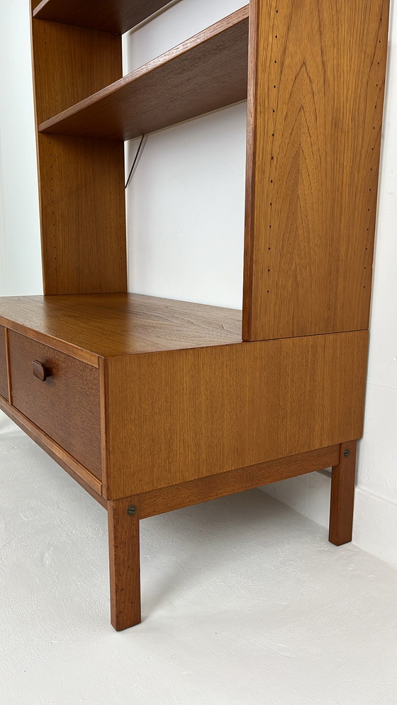 Image 1 of Ulferts Tibro Sweden teak veneer bookcase