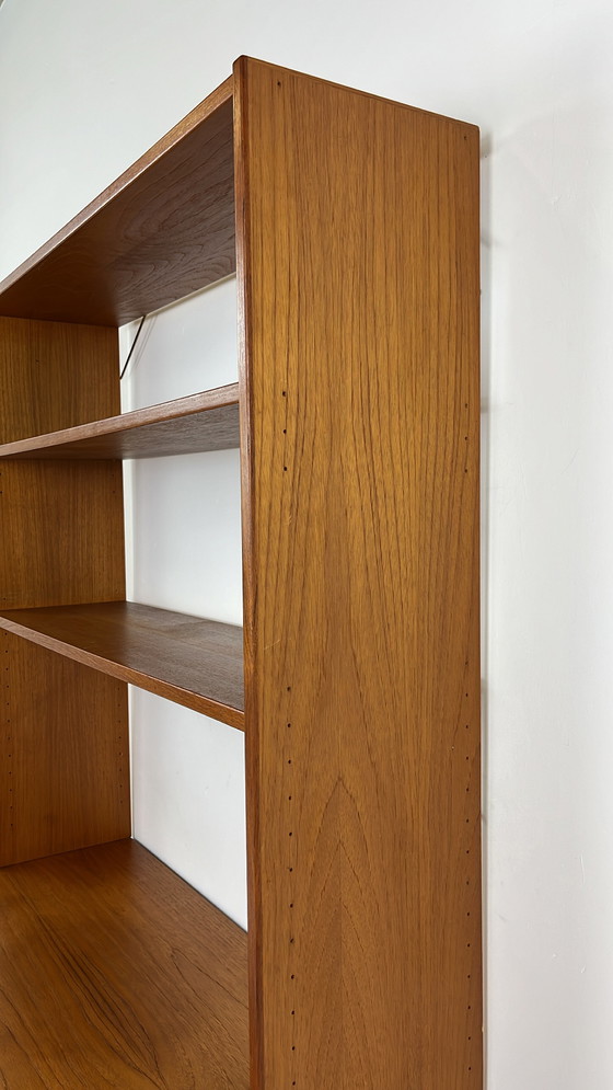 Image 1 of Ulferts Tibro Sweden teak veneer bookcase