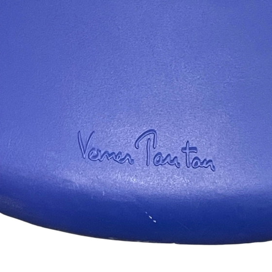 Image 1 of Verner Panton - S Chair - Dark Blue - Original by Vitra ! - plusieurs en stock