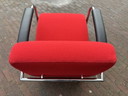 Leolux Scylla Armchair red fabric