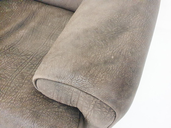 Image 1 of Buffalo leather brown armchair