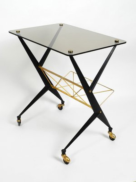 Image 1 of Table d'appoint italienne Frangi Milano, années 1950