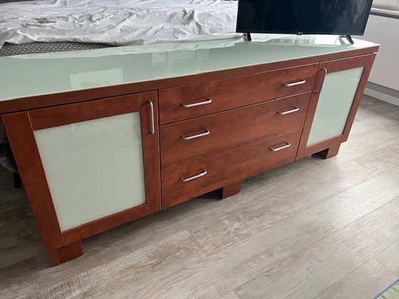 Image 1 of Sideboard, Nightstands, Mirror