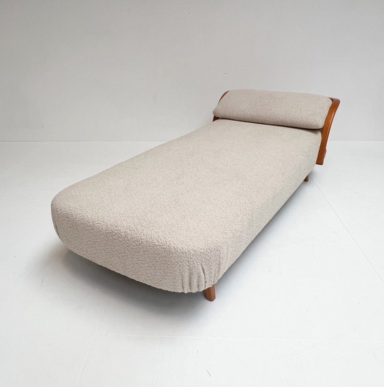 Image 1 of Reupholstered Daybed From Adolf Wrenger, 1950'S