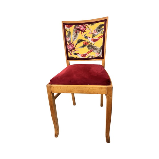 Image 1 of Upholstered Chair, After Renovation, Poland, 1950S.