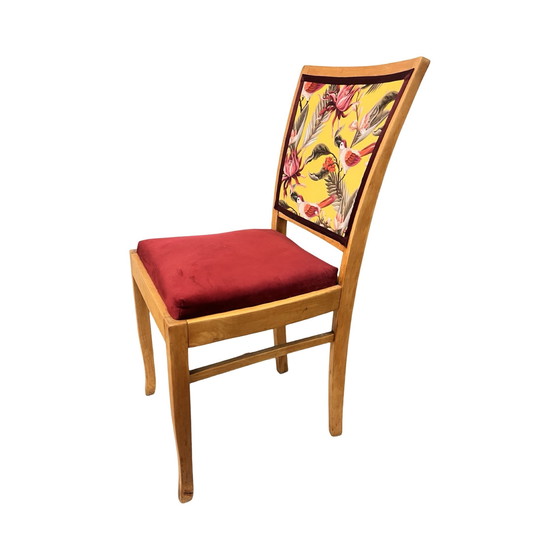 Image 1 of Upholstered Chair, After Renovation, Poland, 1950S.