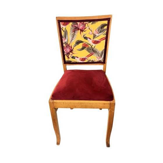 Image 1 of Upholstered Chair, After Renovation, Poland, 1950S.