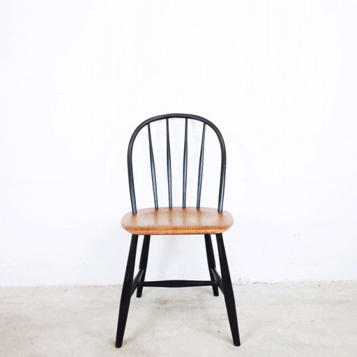 Vintage Pinnstol chair by Nesto and Nässjö in teak and birch 1960