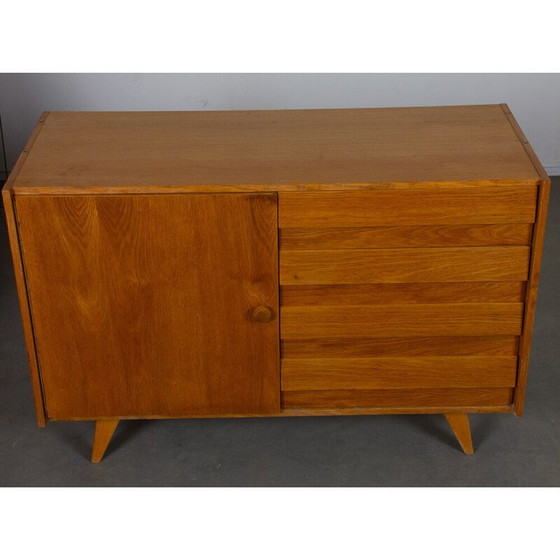 Image 1 of Vintage chest of drawers model U-458 in oak by Jiri Jiroutek for Interier Praha, Czechoslovakia 1960