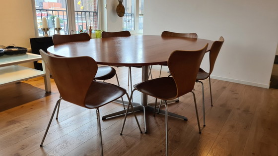 Image 1 of Fritz Hansen Dining Table Oval - Wood