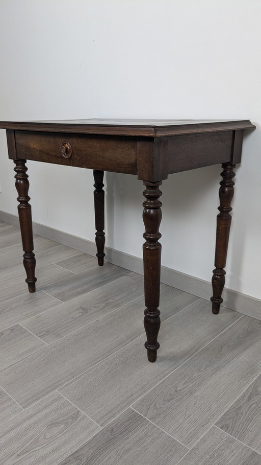 Antique Napoleon Style Solid Wood Writing Table