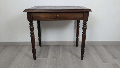 Antique Napoleon Style Solid Wood Writing Table