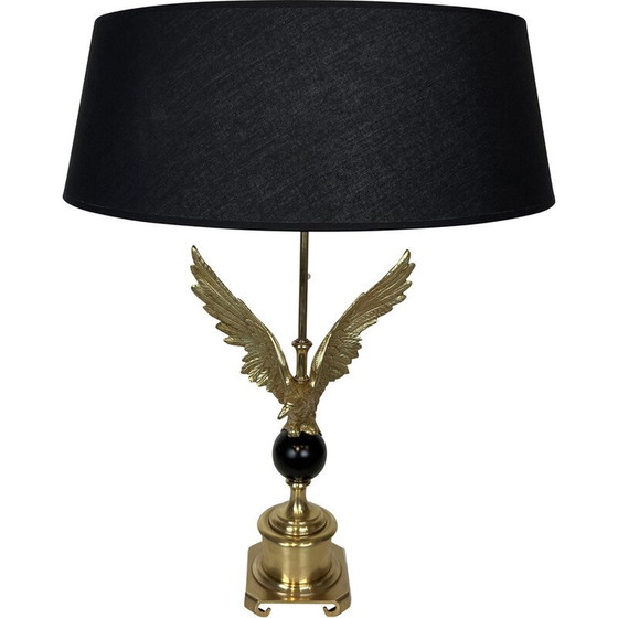 Image 1 of Lampada vintage a forma di aquila reale in bronzo, Francia 1970