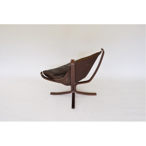 Image 1 of Vintage Falcon armchair in plywood by Sigurd Ressell for Vatne Møbler, Norway 1970