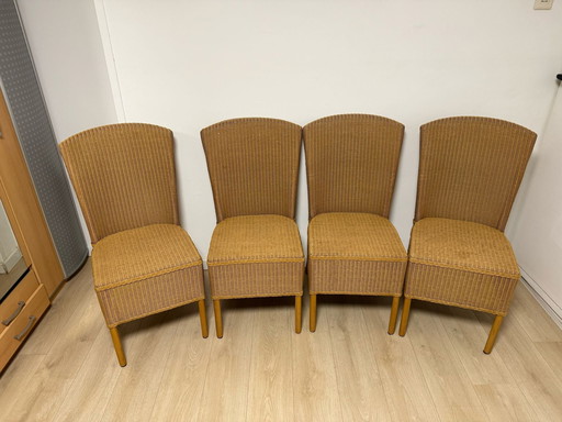 4x Lloyd Loom Chairs