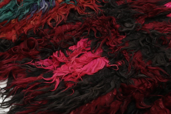 Image 1 of Designer Handwoven Kilim Modern And Plants Nature Color - Kilim - 282 Cm - 108 Cm - Shaggy Kilim