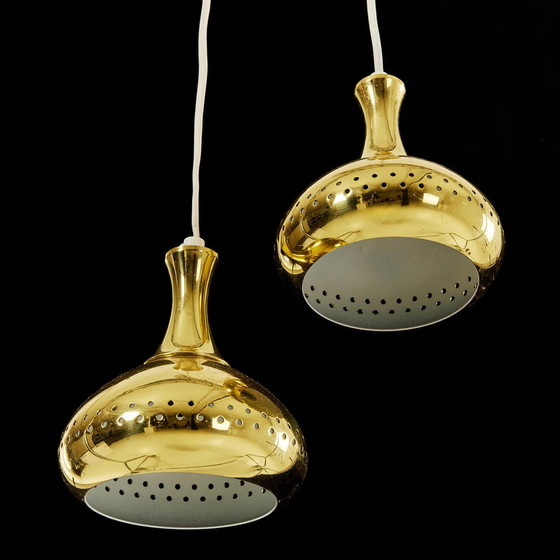 Image 1 of Paire de suspensions suédoises vintage par Hans-Agne Jakobsson, 1950