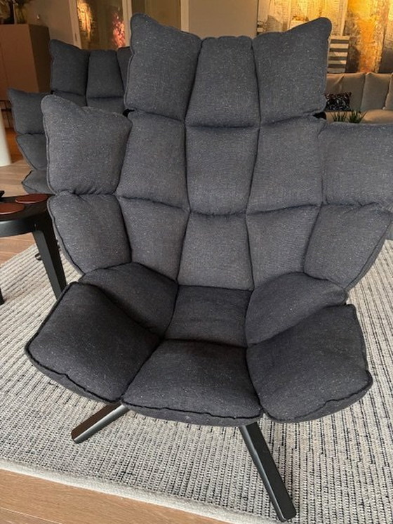 Image 1 of 2X Italia Husk H3G Lounge Chair Swivel