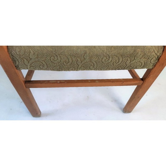 Image 1 of Par de sillones alemanes de mediados de siglo en color caqui, década de 1950