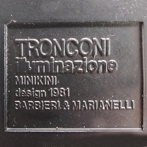 Image 1 of 1980S Minikini Table Lamp By Barbieri & Marianelli For Tronconi. Made In Italy